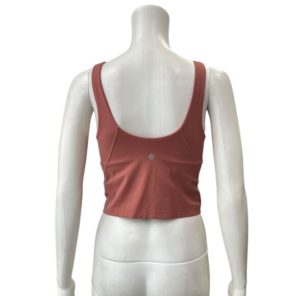 $68 Lululemon Dusty Pink Clay Align V-Neck Tank Top size 8 - Picture 3 of 5